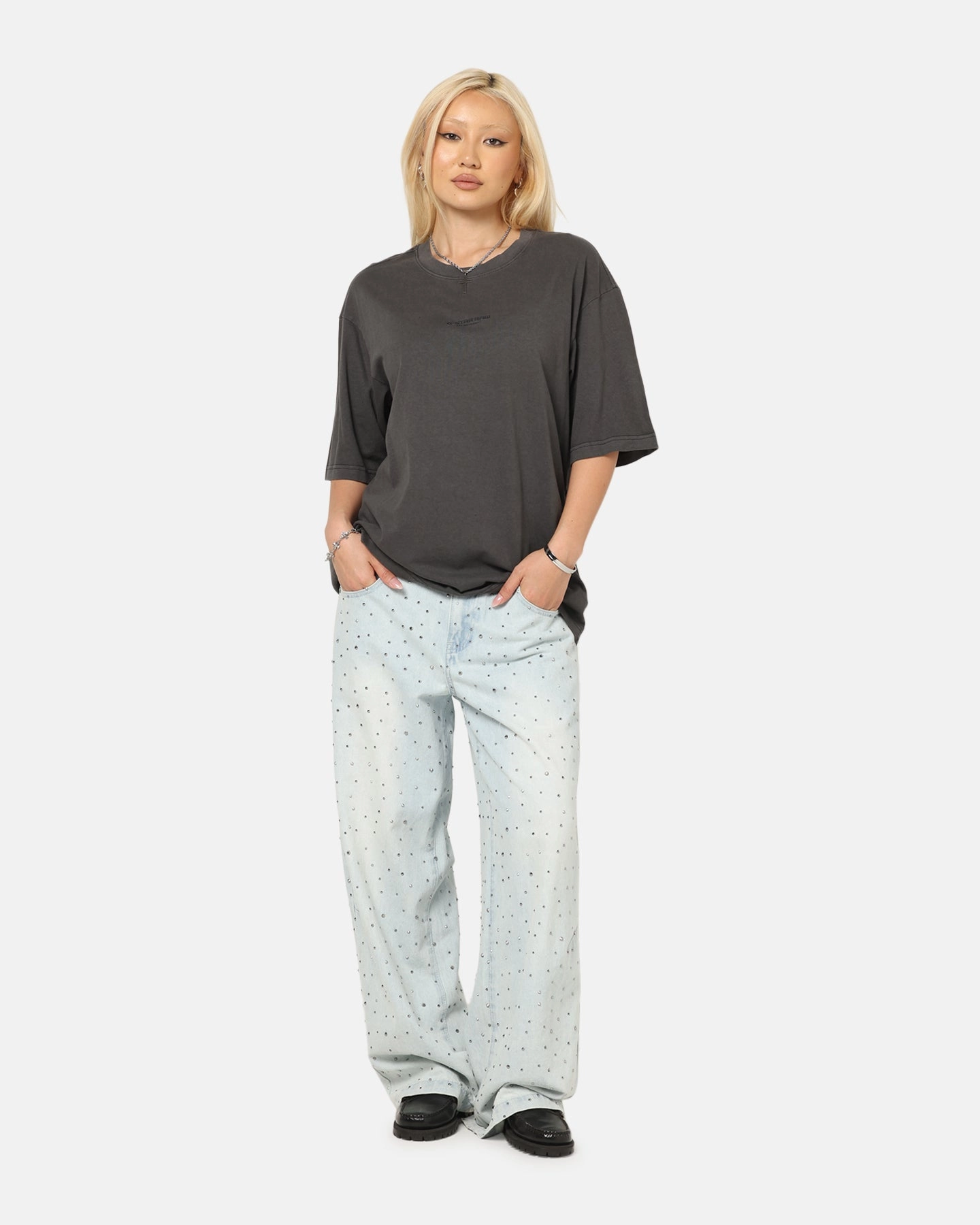 TemperatureRegulating G-Star Overdyed Center Chest Boxy T-Shirt Black