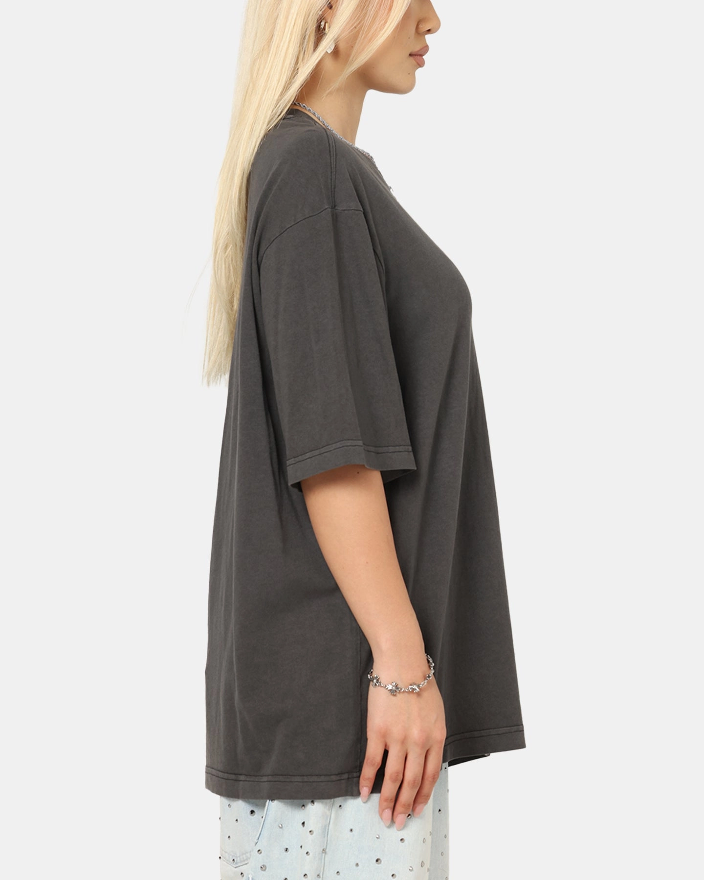 Compression Fit G-Star Overdyed Center Chest Boxy T-Shirt Black