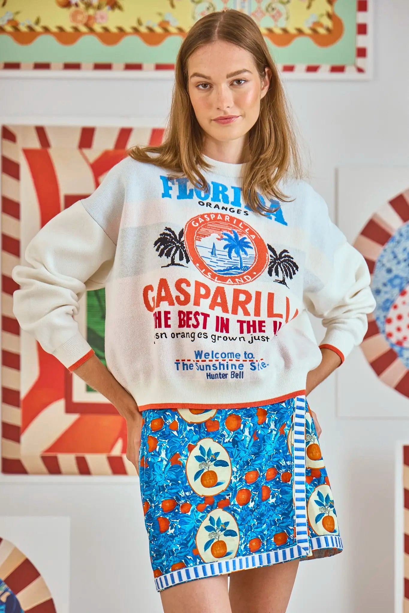 Gasparilla Sweater All Day Wear Eco Conscious Processing