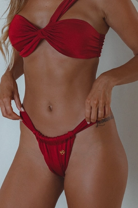 Outdoor Fun Sunbathing Style Tropea Slide Bikini Bottoms