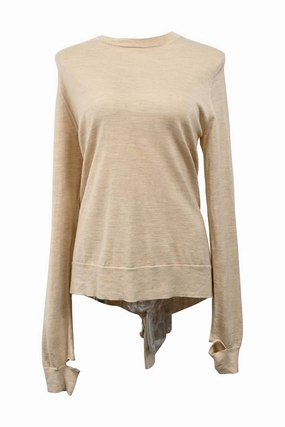 [WW46547] Celine | Sweater Reinforced Hem Stitching