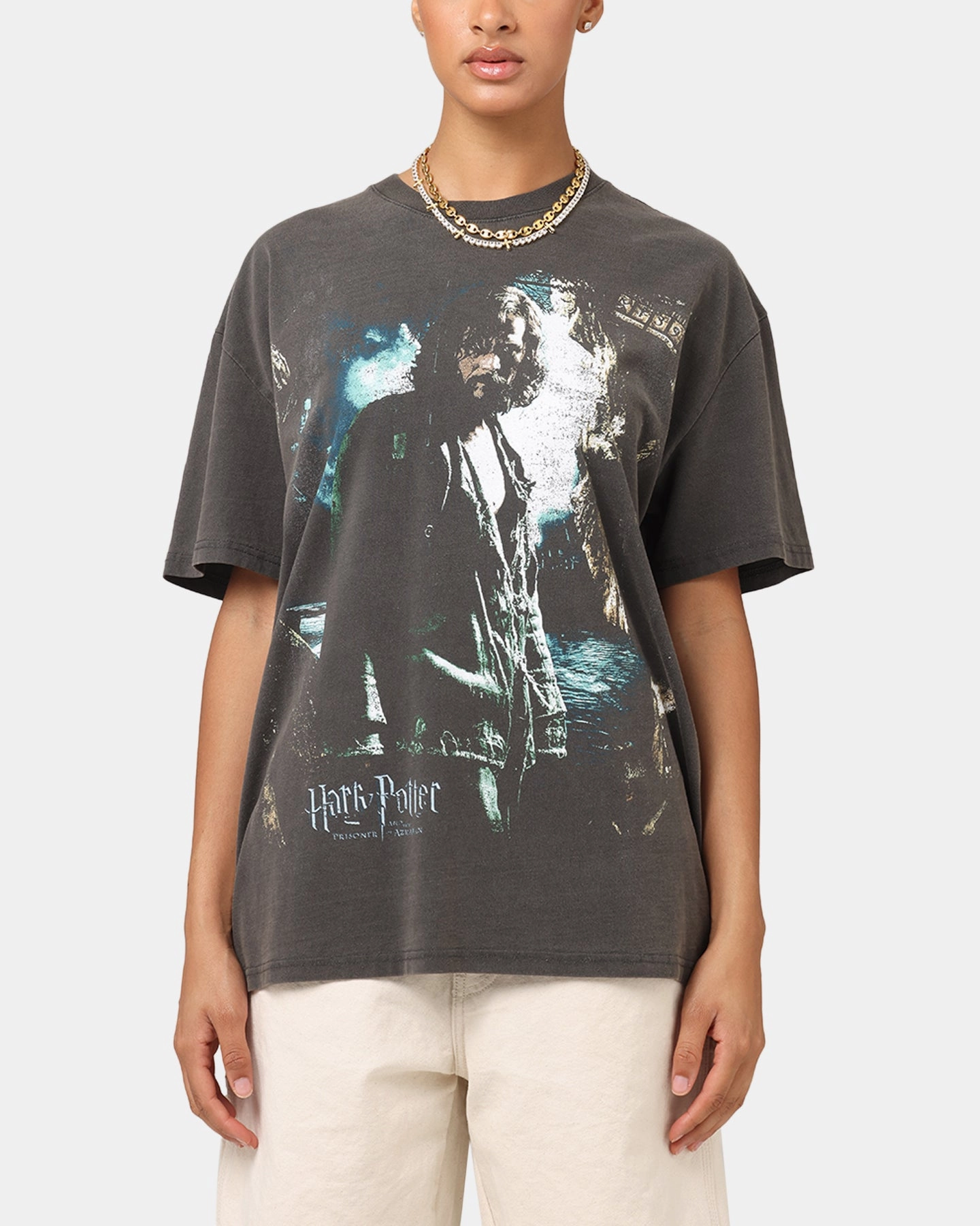 MinimalistDesign Goat Crew X Harry Potter Sirius Heavy T-Shirt Black Wash