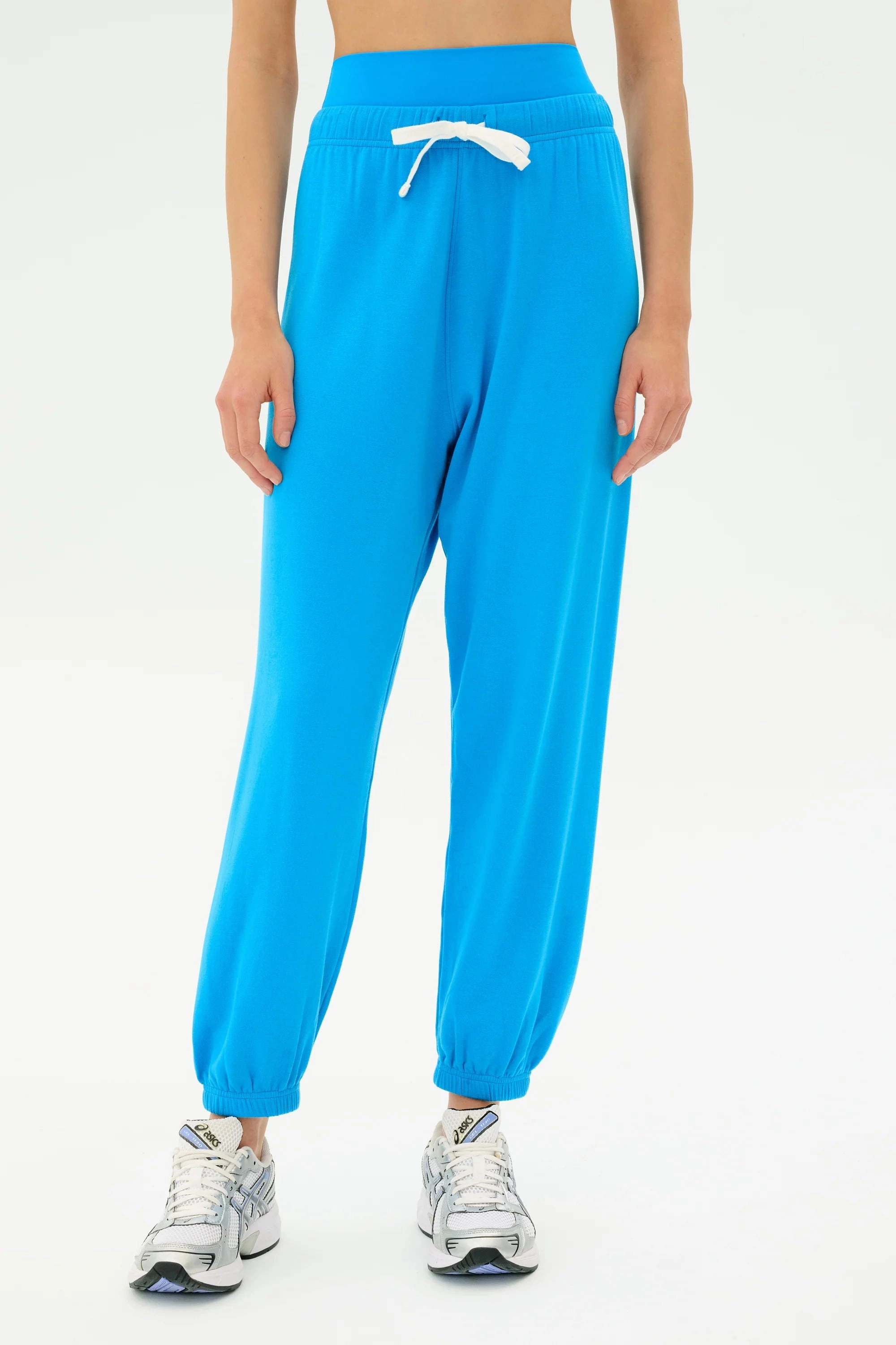 Andie Oversized Fleece Sweatpant Seamless Design Wide Coverage Waistband