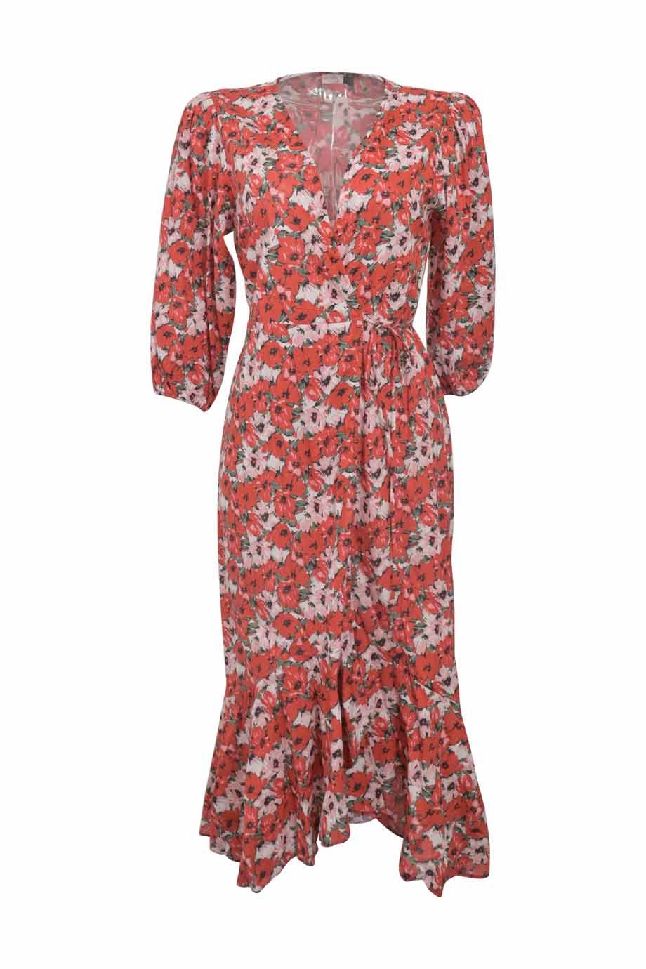 [WW37620] Rixo | Midi Dress Subtle Stitch