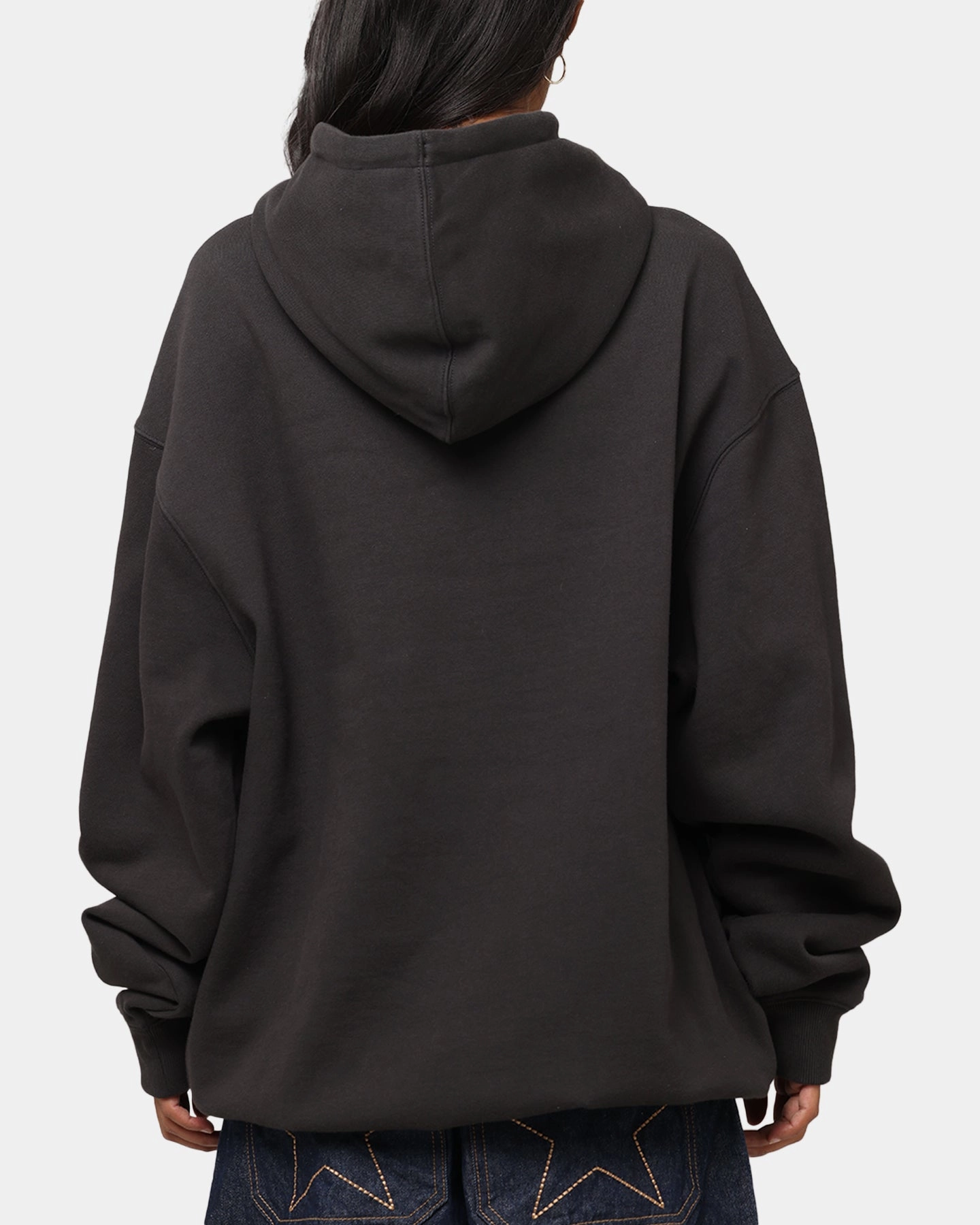 LayeredDurability Mitchell & Ness San Francisco 49ers Arch Hoodie Faded Black