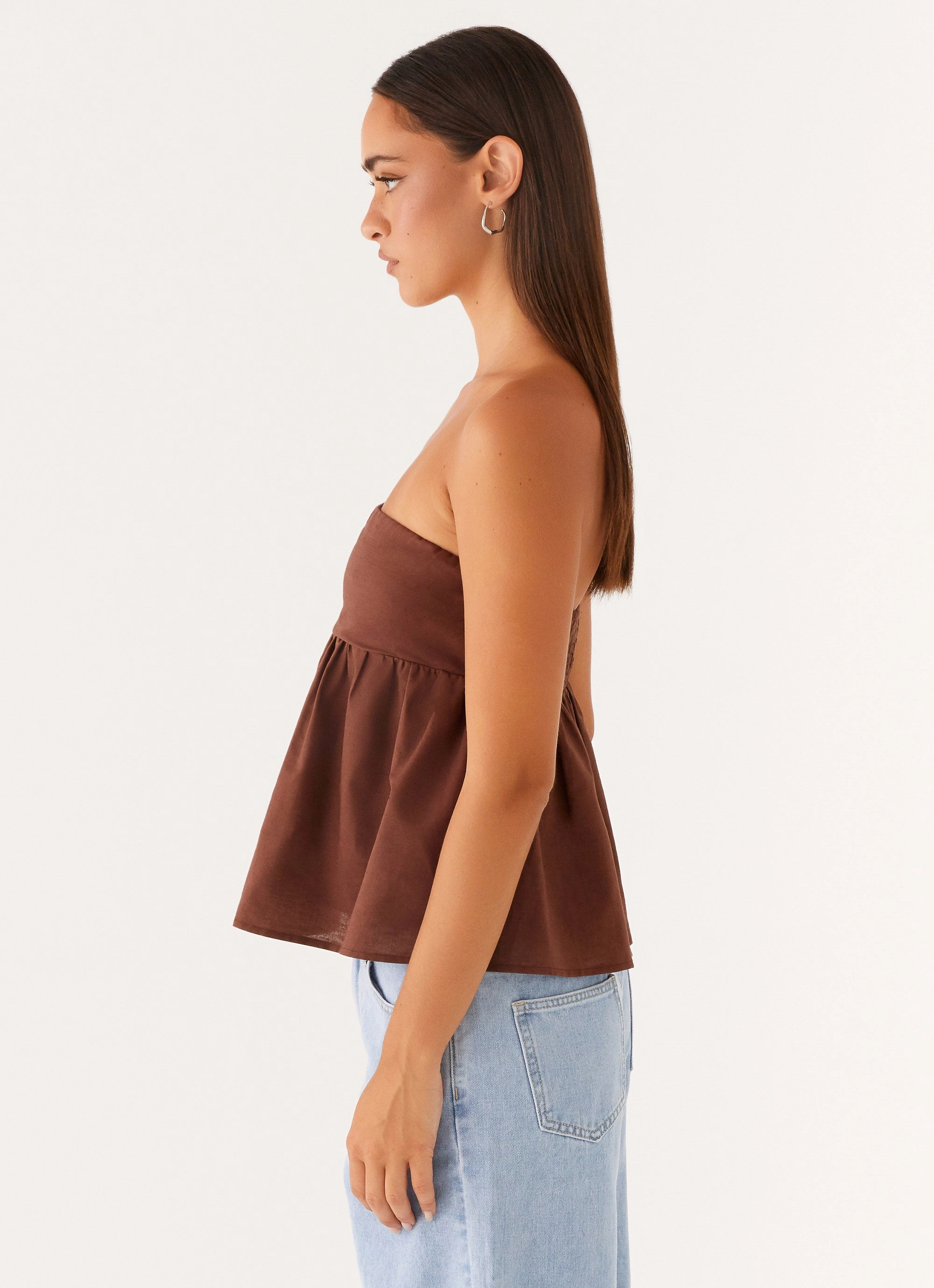 SoftLining Cassie Tube Top - Chocolate