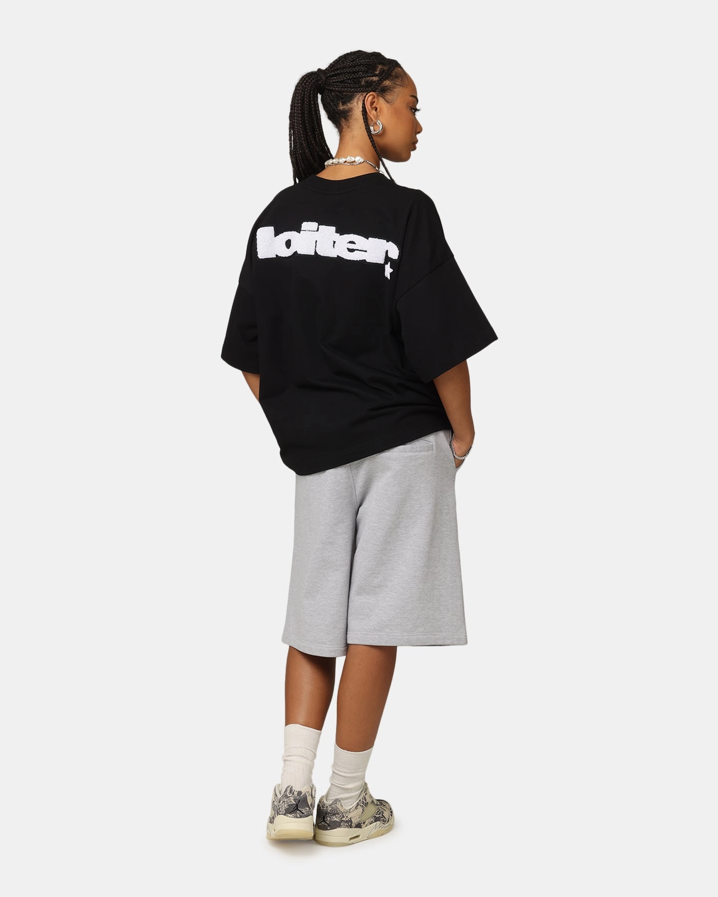 Loiter Premium Essentials Boxy T-Shirt Black Versatile Layering
