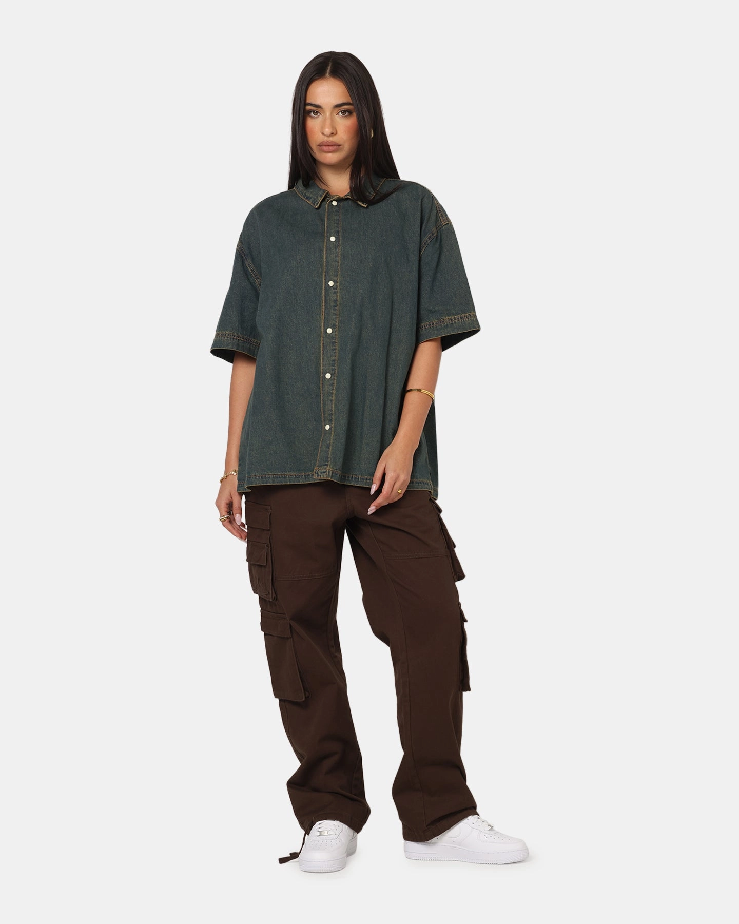 Saint Morta Gothic Noir Button Up Shirt Light Blue Odor Resistant Technology Wicking Inner Lining