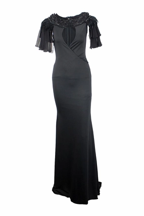 [WW7982] Dorian Ho | Maxi Dress flowy style Feminine Comfort