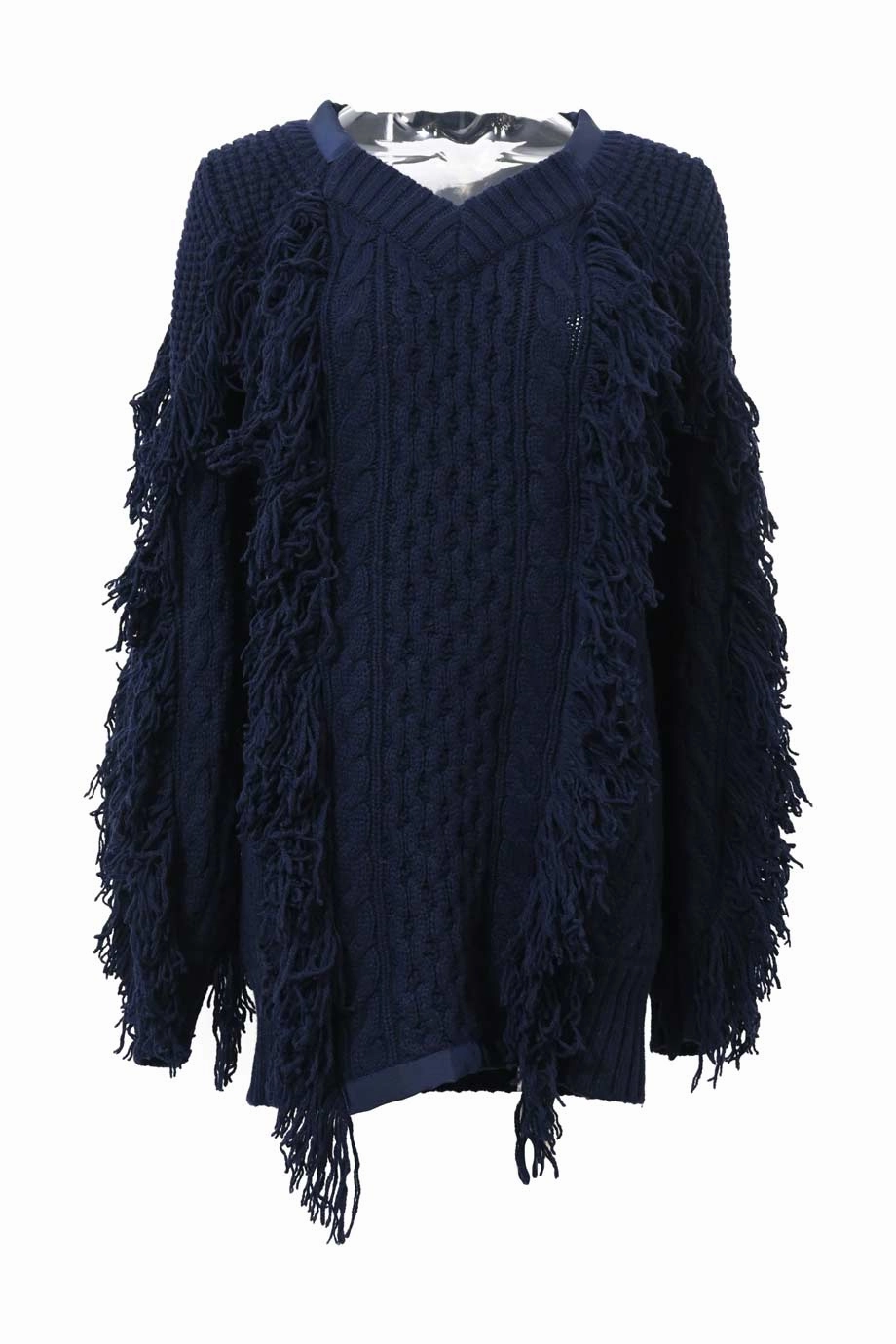 Flatlock stitching Lightweight Blouse [WW46086] Sacai | Sweater