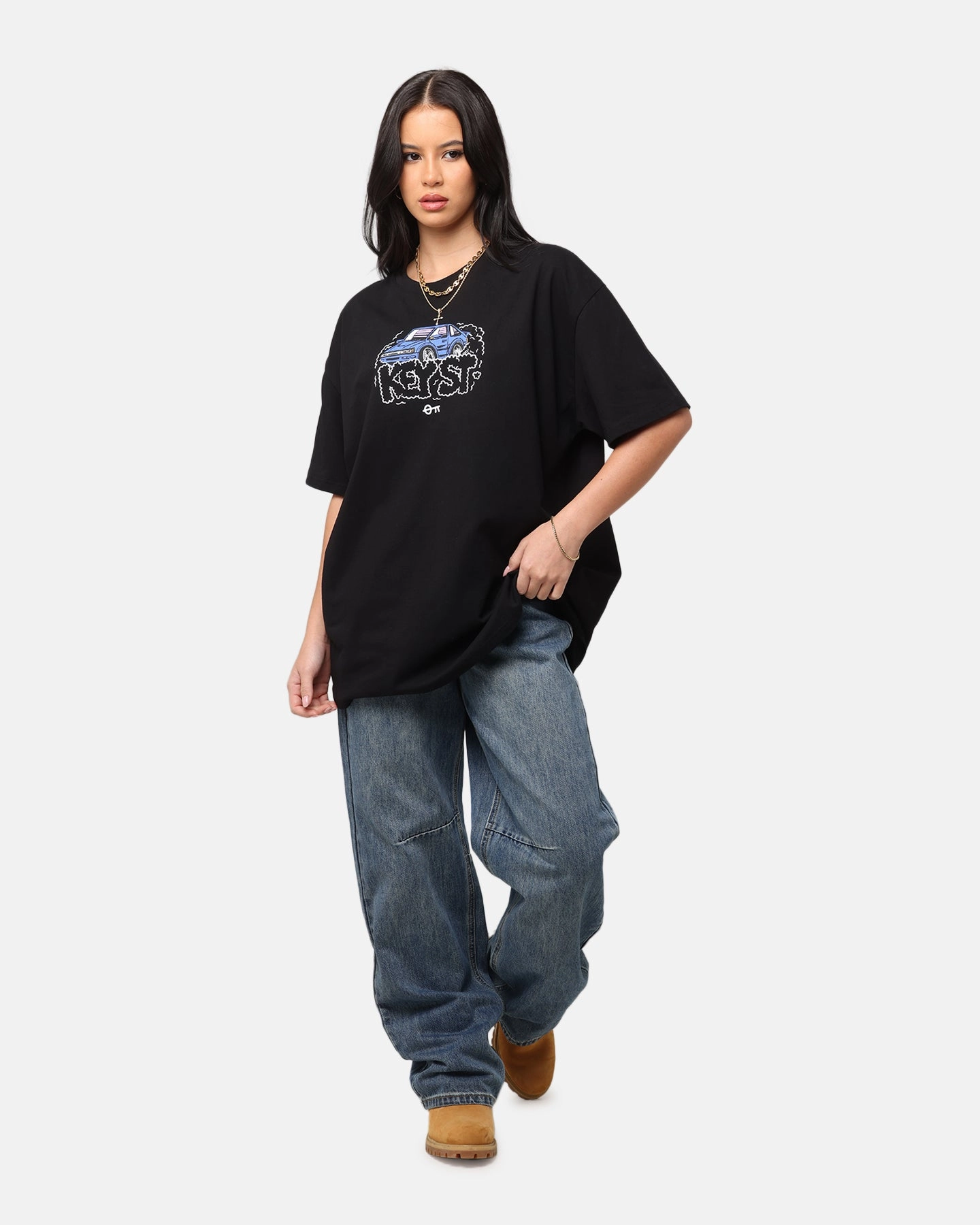 Key Street X FRKO Burner T-Shirt Black MinimalistStyle