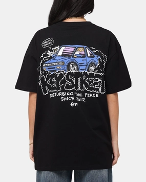 Key Street X FRKO Burner T-Shirt Black VentilatedBackPanel