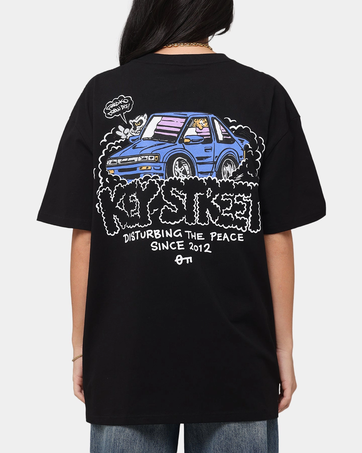Key Street X FRKO Burner T-Shirt Black VentilatedBackPanel