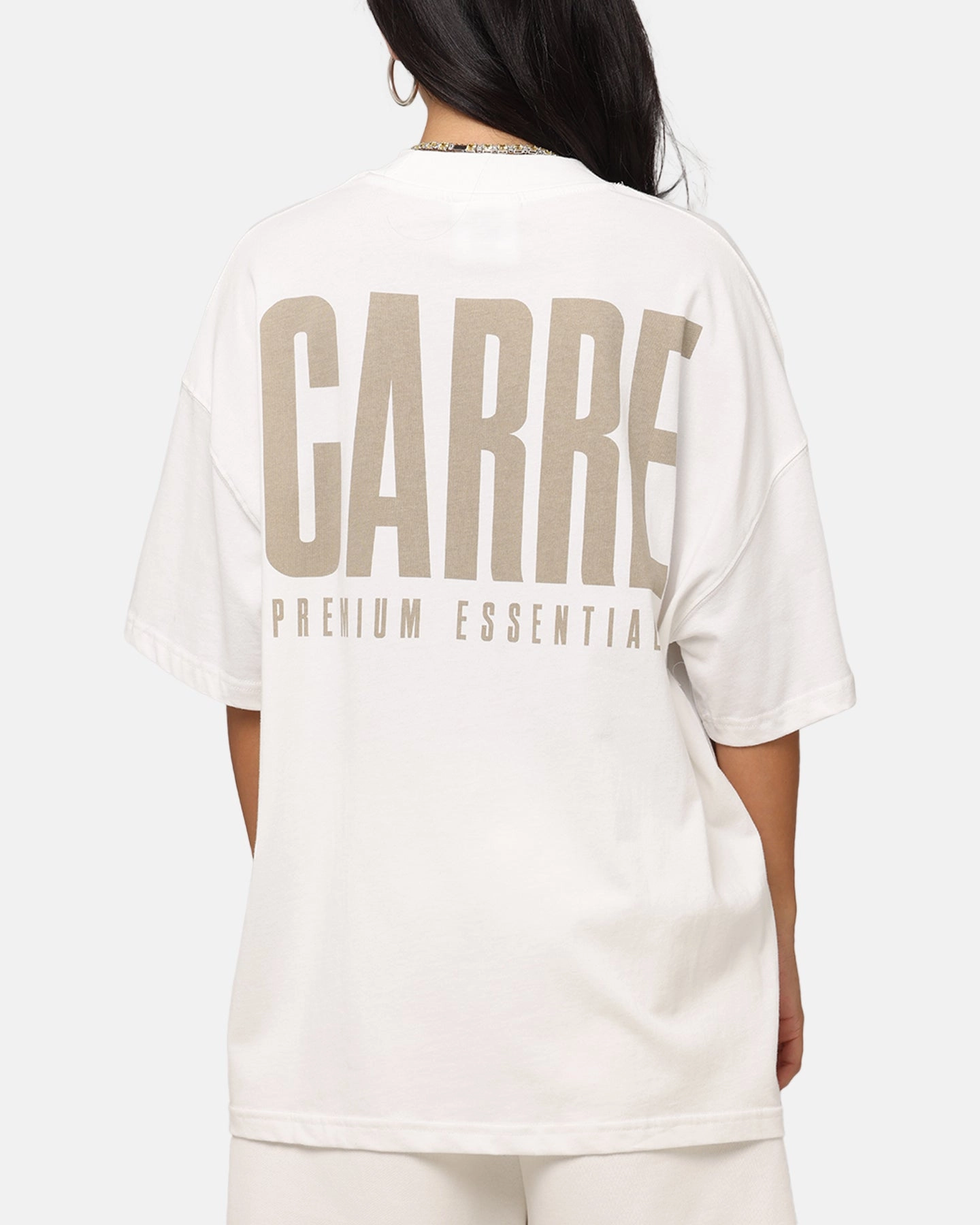 TearResistant Carre Premium Essentials T-Shirt Off White