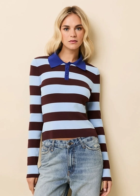 Layered Panel Construction HiddenZipper Debra Top