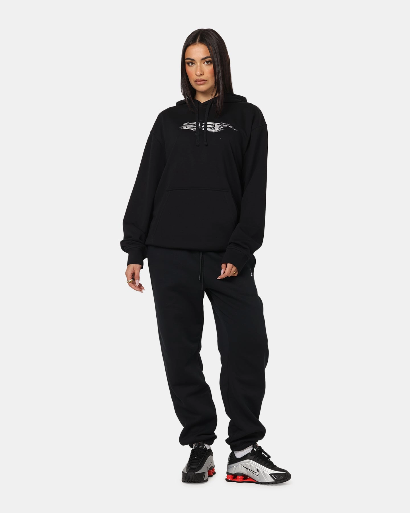 Jordan Dri-FIT Graphic Pullover Hoodie Black/White NonToxic Certification NonScratchyLining