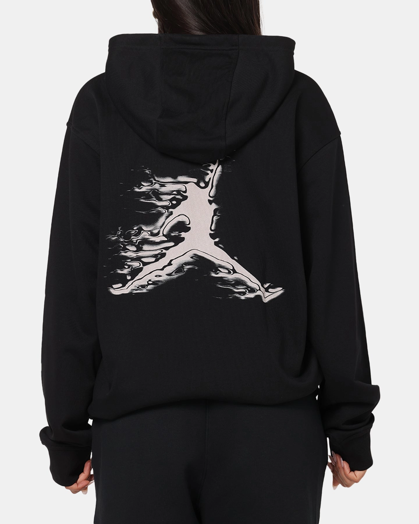 Quick Dry Technology Jordan Dri-FIT Graphic Pullover Hoodie Black/White