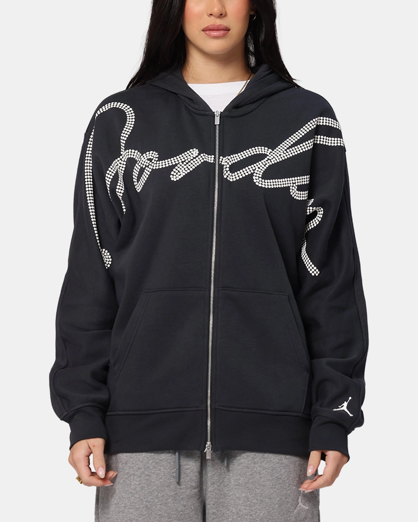 Jordan Jumpman MVP Statement Fleece Hoodie Off Noir/Sail HighElasticity UniversalFit