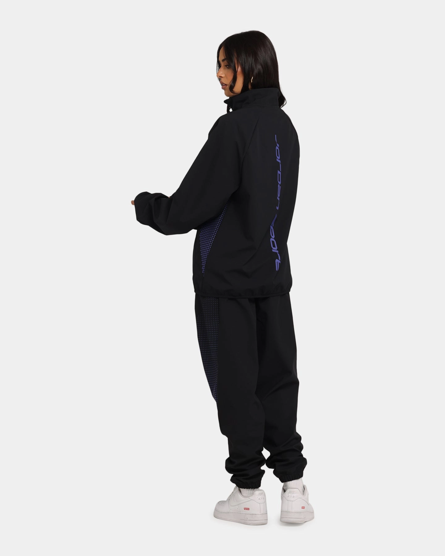 Compact Thermal Insulation Jordan Sport Jam Sport Warm-Up Jacket Black/Purple