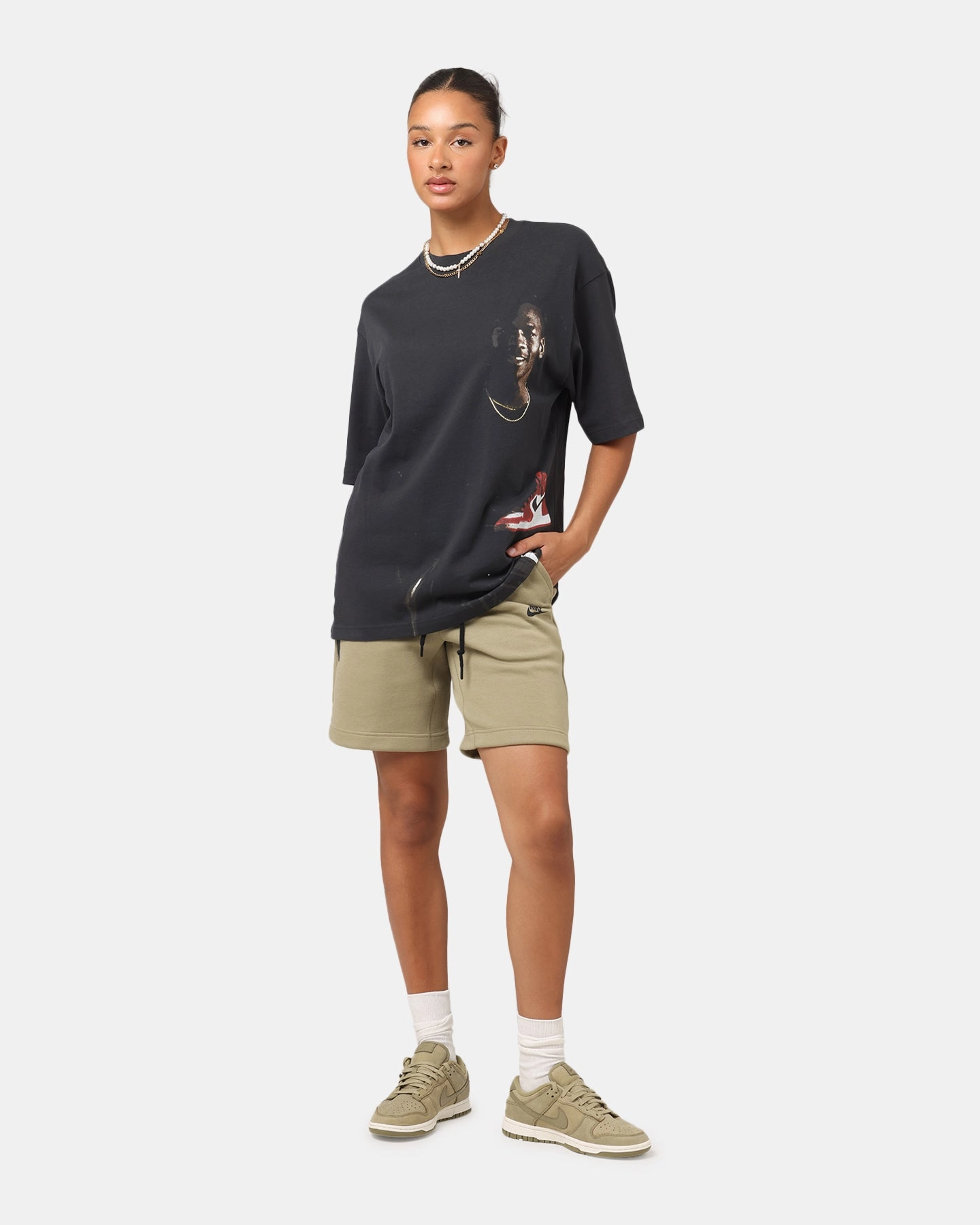 Jordan Statement 1985 J Day Crewneck T-Shirt Off Noir ComfortStretchFit simple design