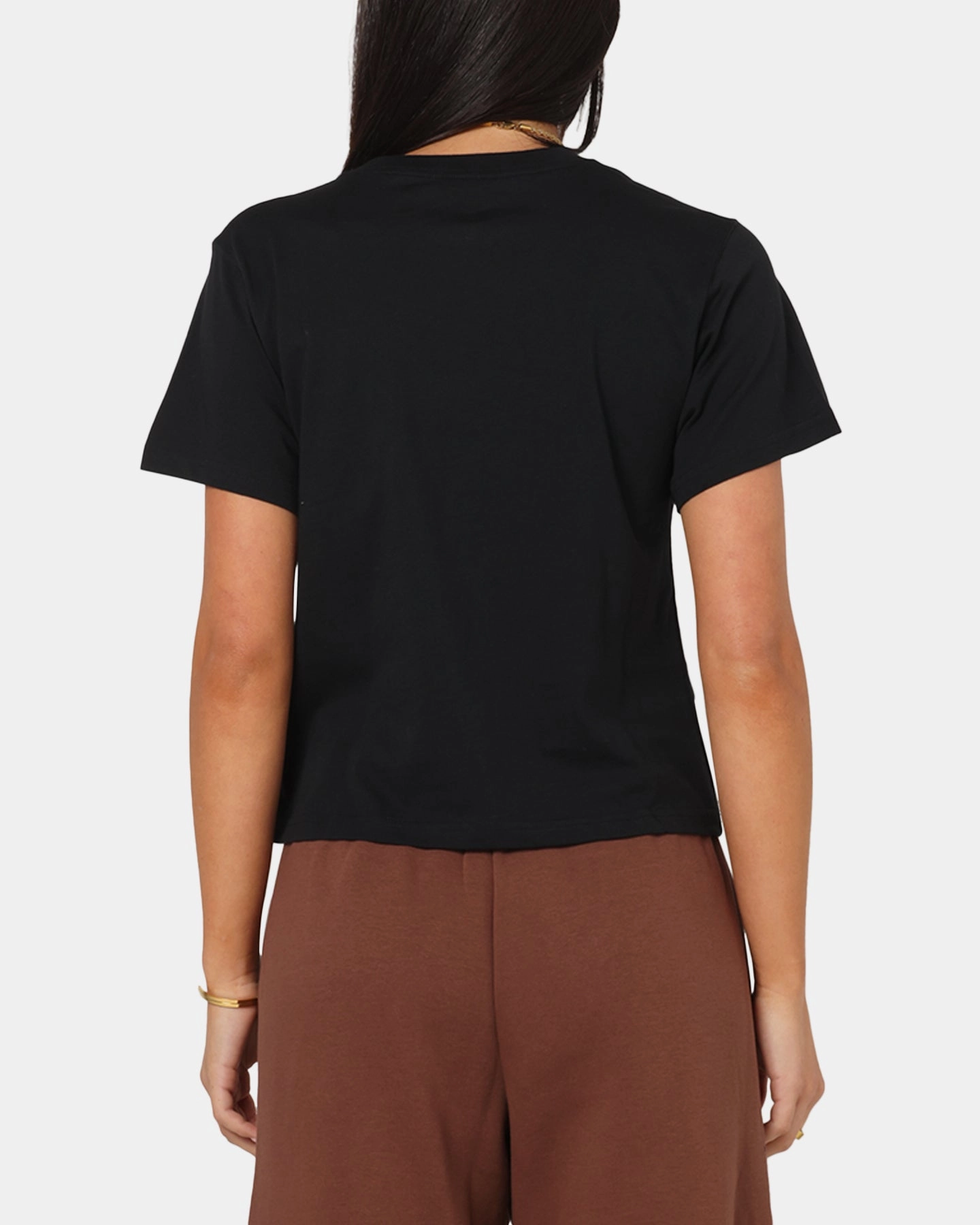 Jordan Women's Flight Graphic T-Shirt Black/White Hydrophobic Threadwork