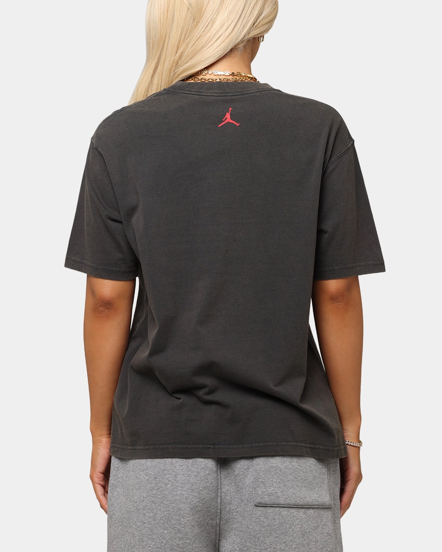 Reinforced Stitching Fade Resistant Dye Jordan Women's Graphic T-Shirt Off Noir