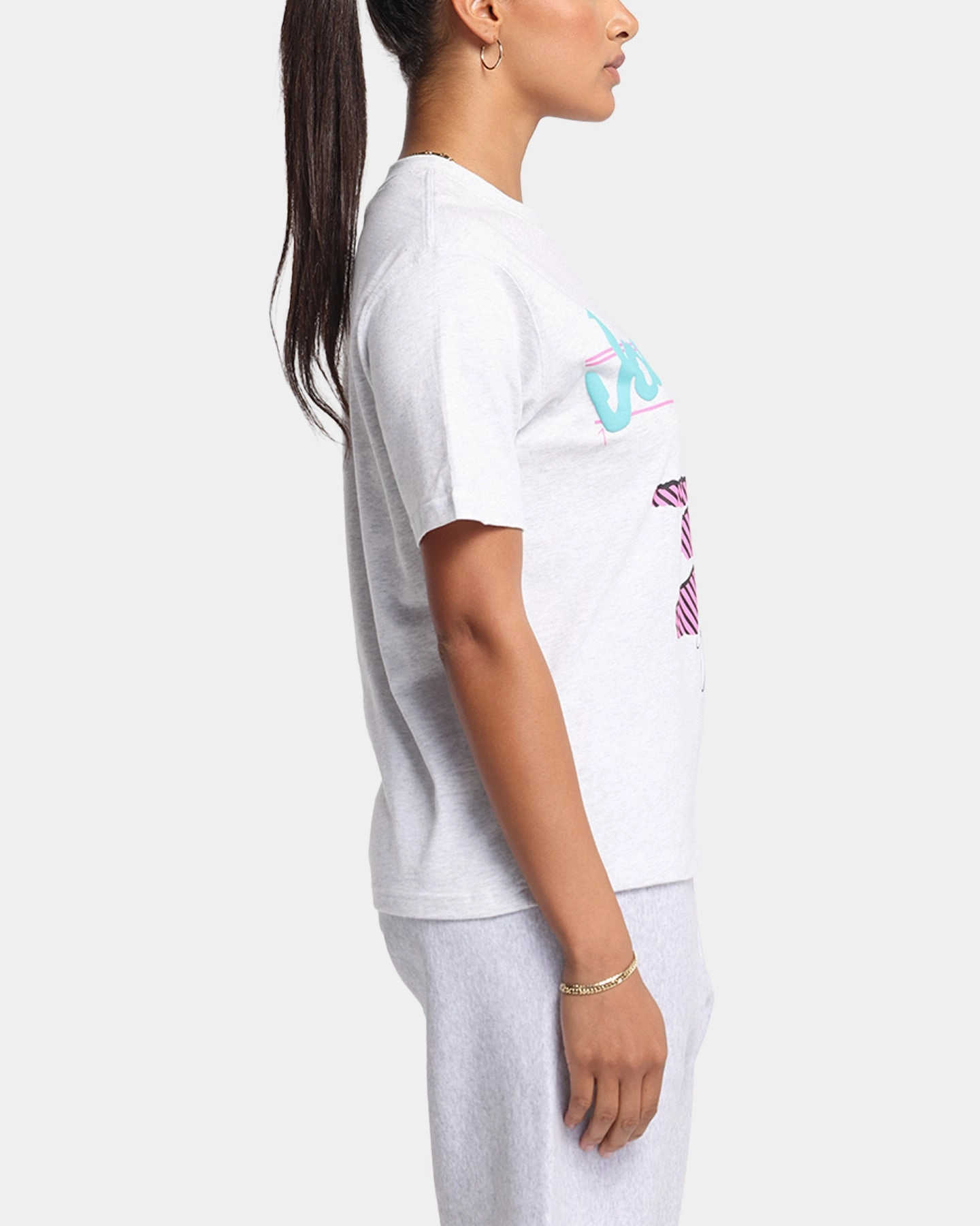 SnagProof Jordan Women's MVP Graphic T-Shirt Birch Heather