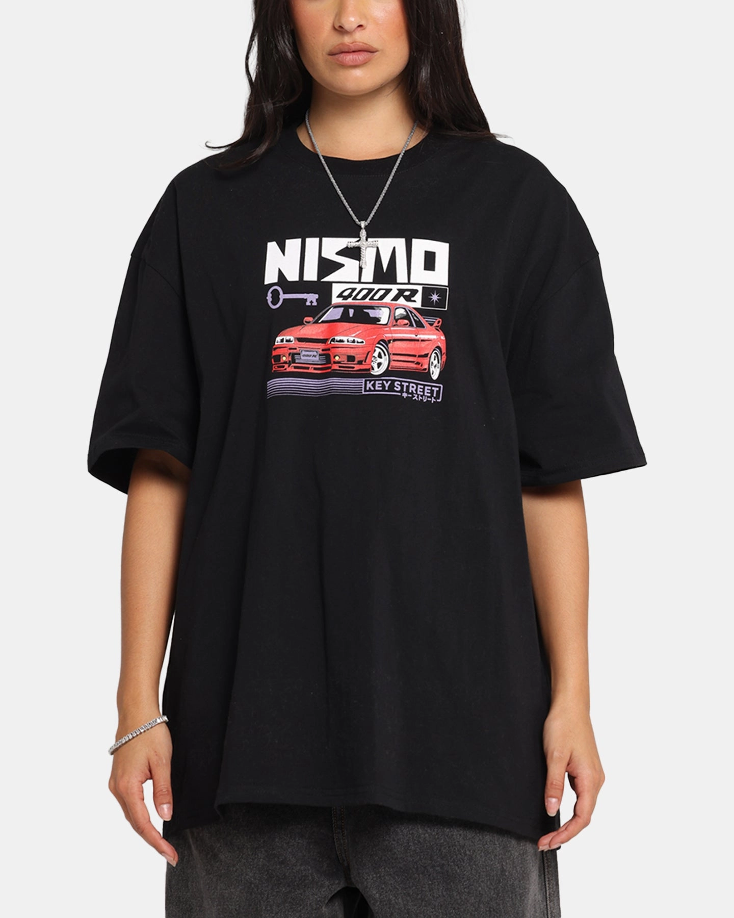 Antibacterial Fabric Key Street 400 R T-Shirt Black