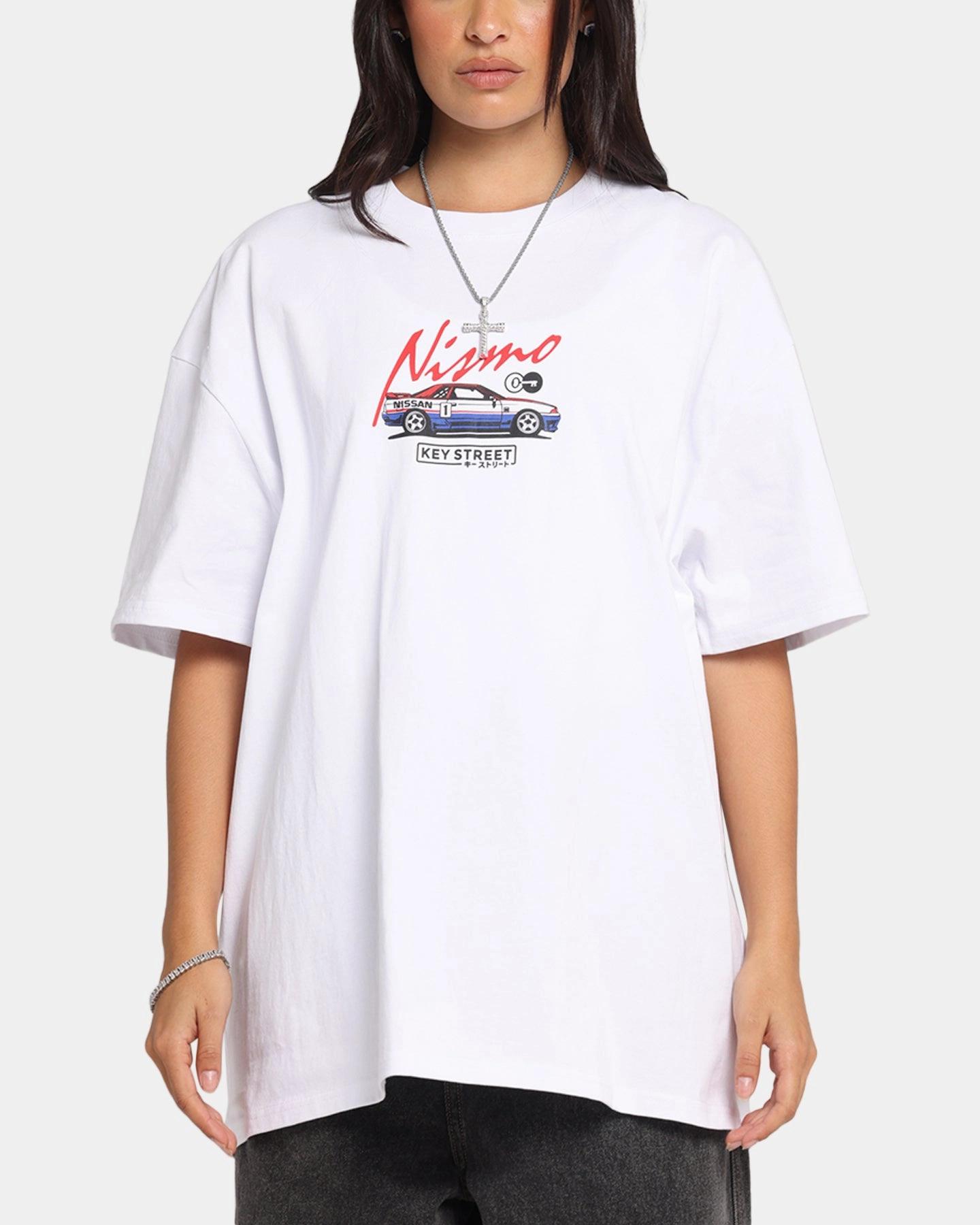 Key Street Bathurst Pits T-Shirt White Easycare Basic Tee