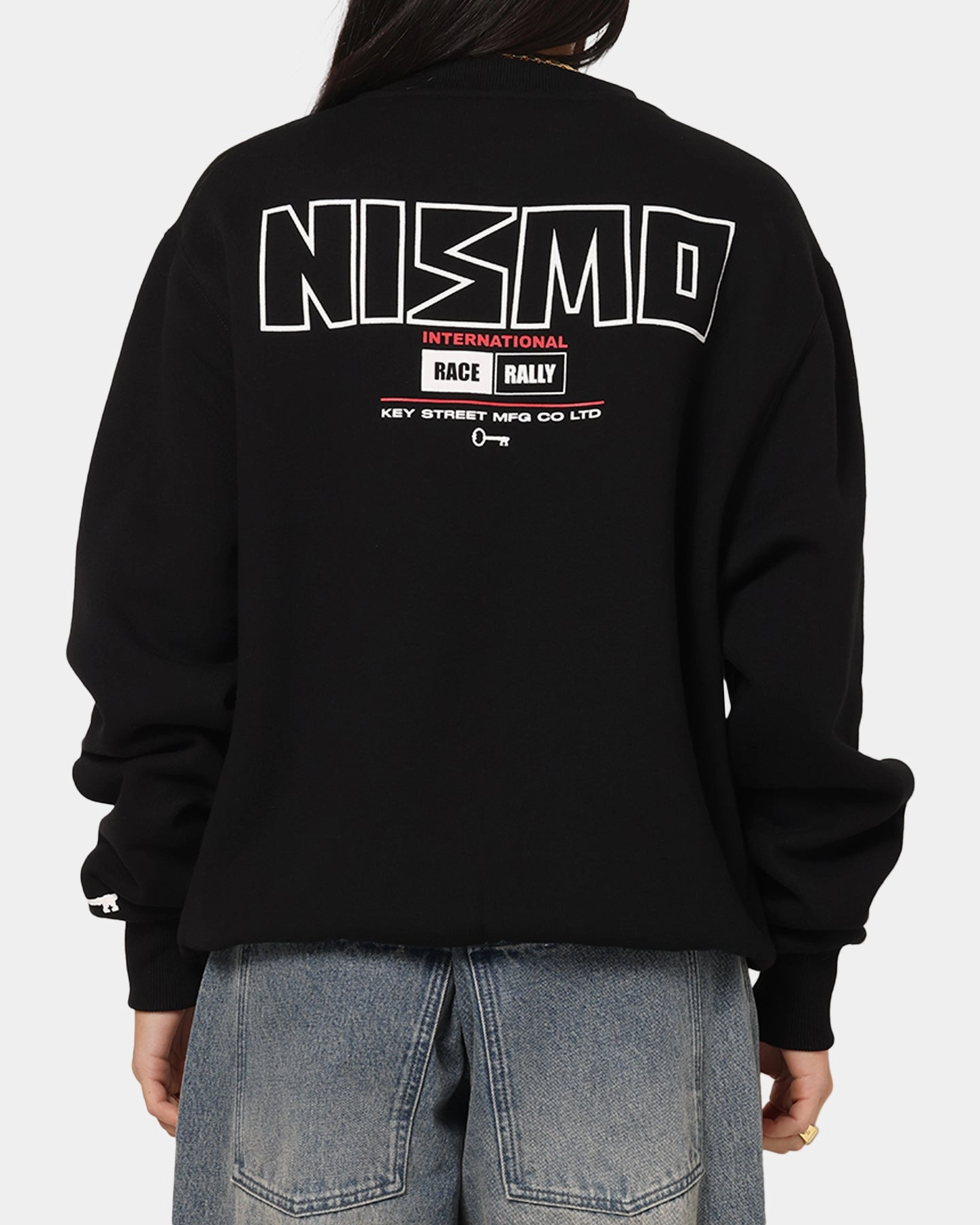 Key Street Nissan Nismo Classic Crewneck Black StretchFit Design