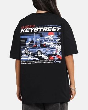 Key Street Send It T-Shirt Black Cozy Sweater LongSleeve