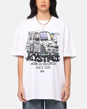 Simple Shirt QuickDry Texture Key Street X FRKO Wip T-Shirt White