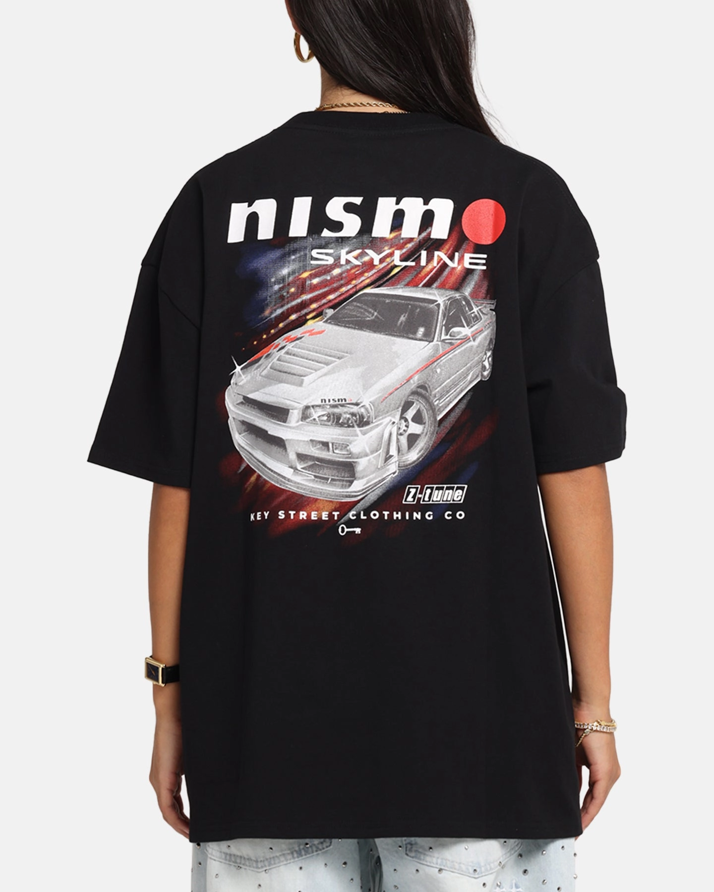 standard fit Key Street Z-Tune T-Shirt Black