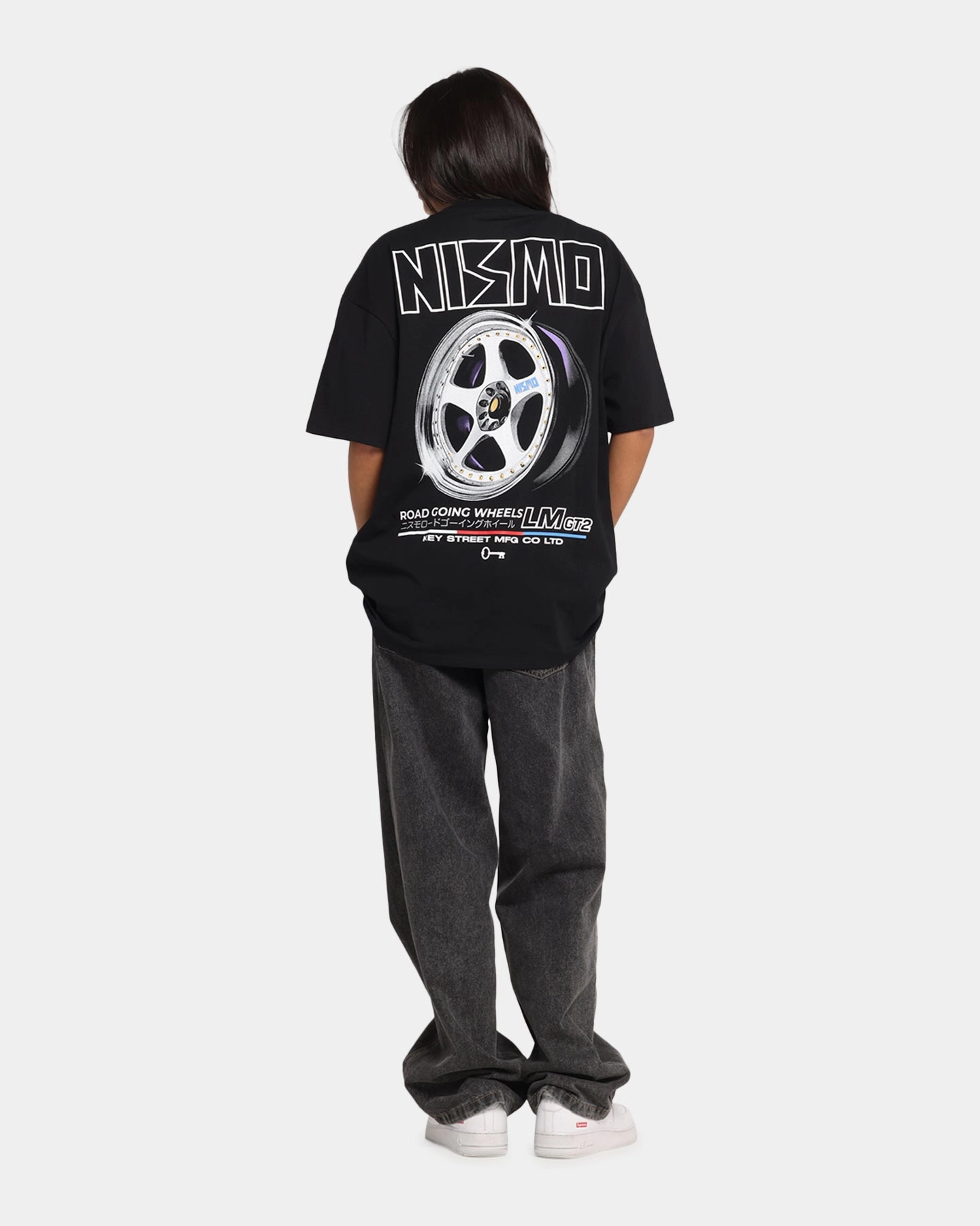 BreathableBackVents Ribbed Trim Key Street LMGT2 T-Shirt Black