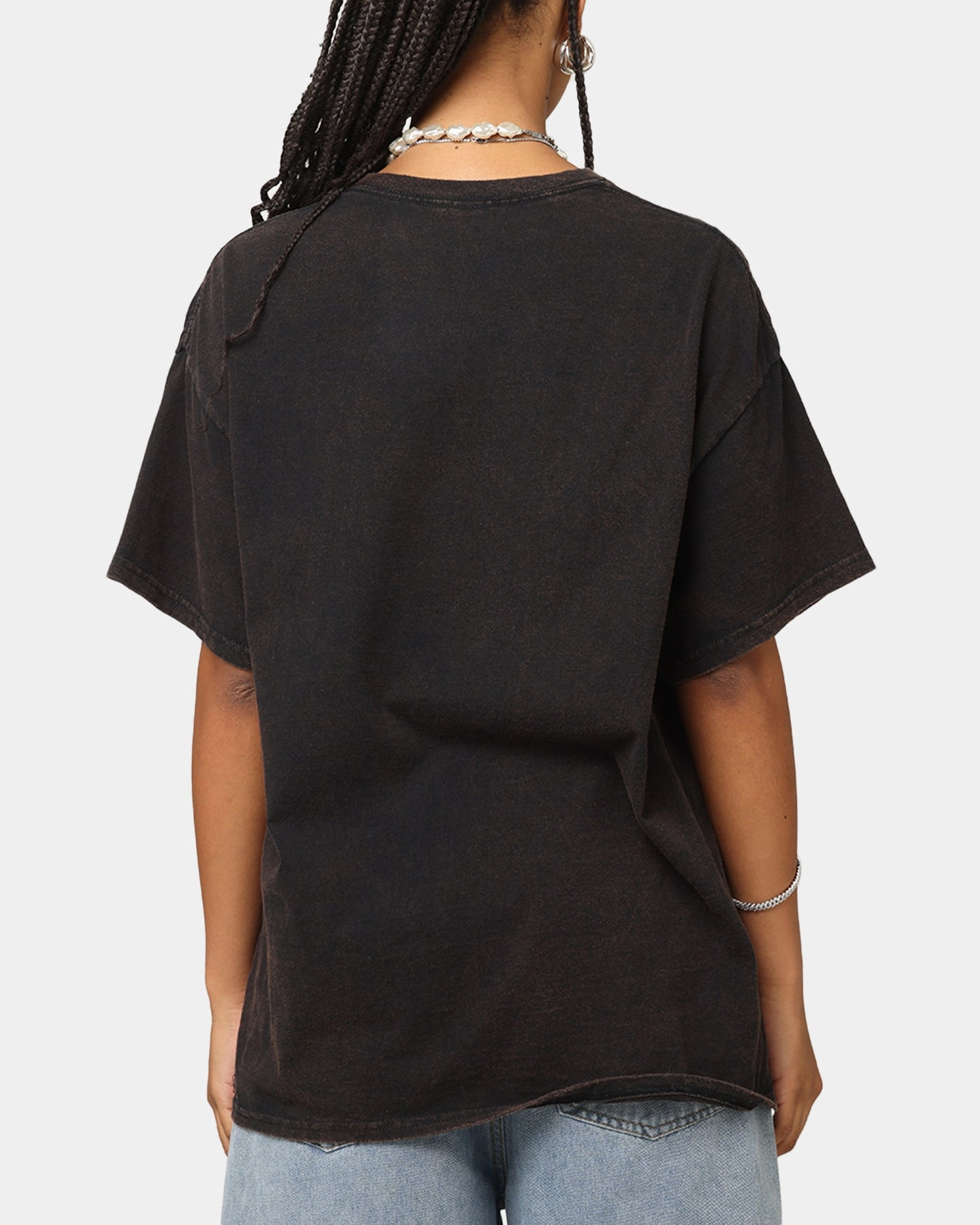 Korn Logo Noise T-Shirt Black Vintage Rubberized grip Breathable mesh lining