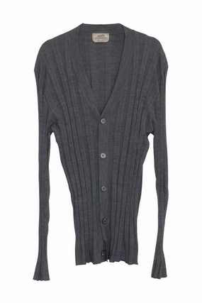 [WW22887] Herm??s | Knitwear Ribbed Knit Wrinkle Resistant Finish