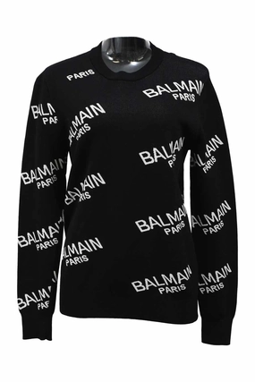 Multipanel Construction TaglessLabel [WW46542] Balmain | Sweater
