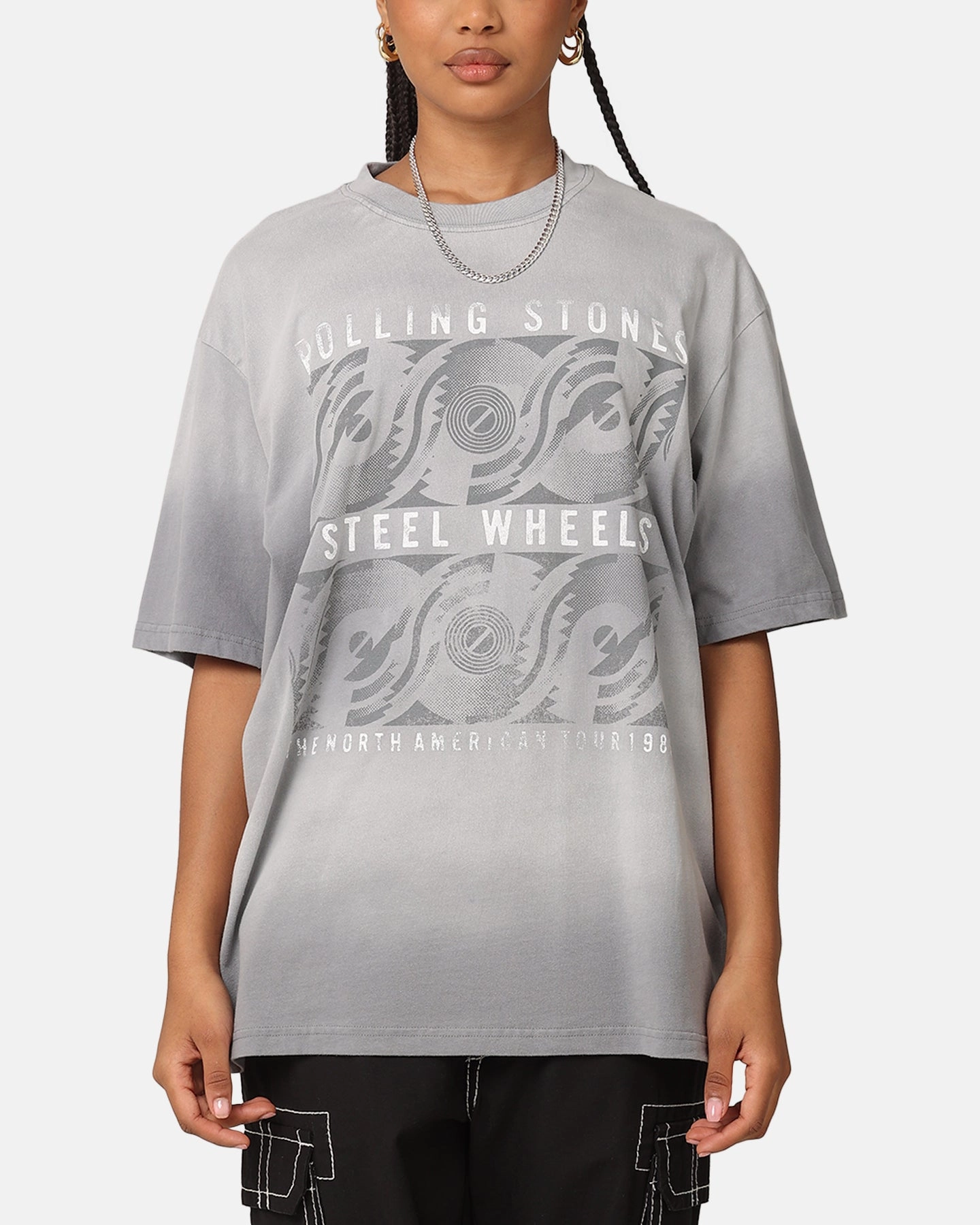 The Rolling Stone The Stones Sunfade T-Shirt Sun Washed Blue ReinforcedEdges