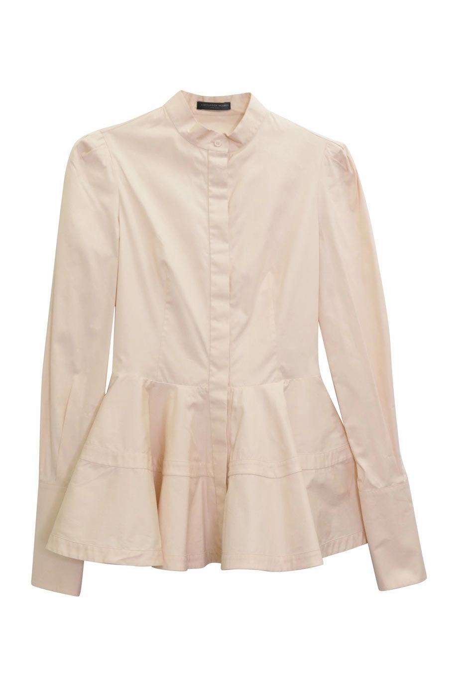 [WW21828] Alexander McQueen | Shirt Smooth Stitch Pattern Reinforced Collar