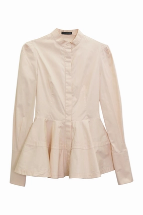 [WW21828] Alexander McQueen | Shirt Smooth Stitch Pattern Reinforced Collar