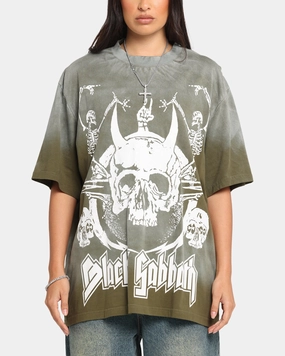 Black Sabbath Sabbath Hem Vintage T-Shirt Washed Black ButterSoftTexture