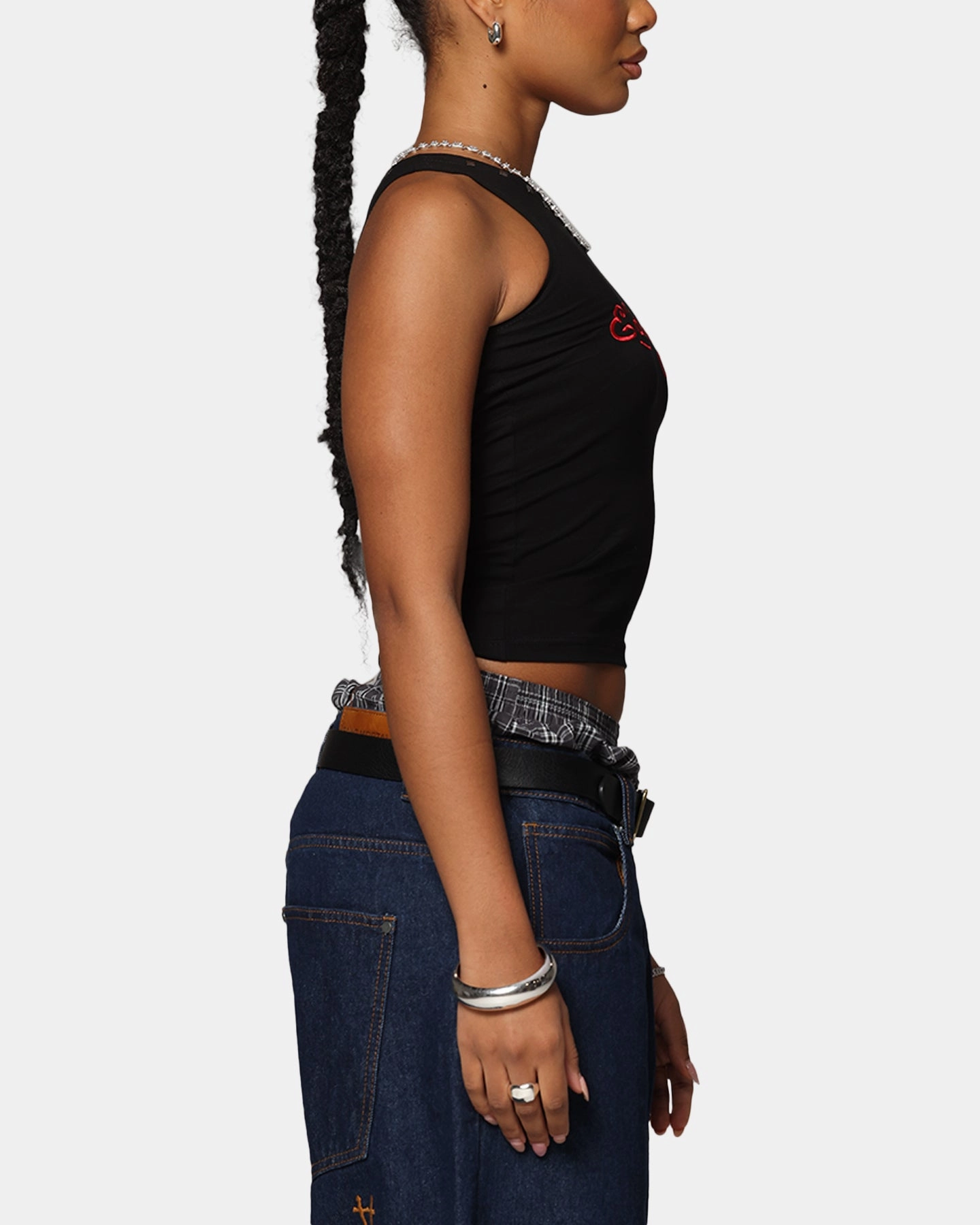 Ed Hardy Women's Electric Tank Black AntiStaticTreatment