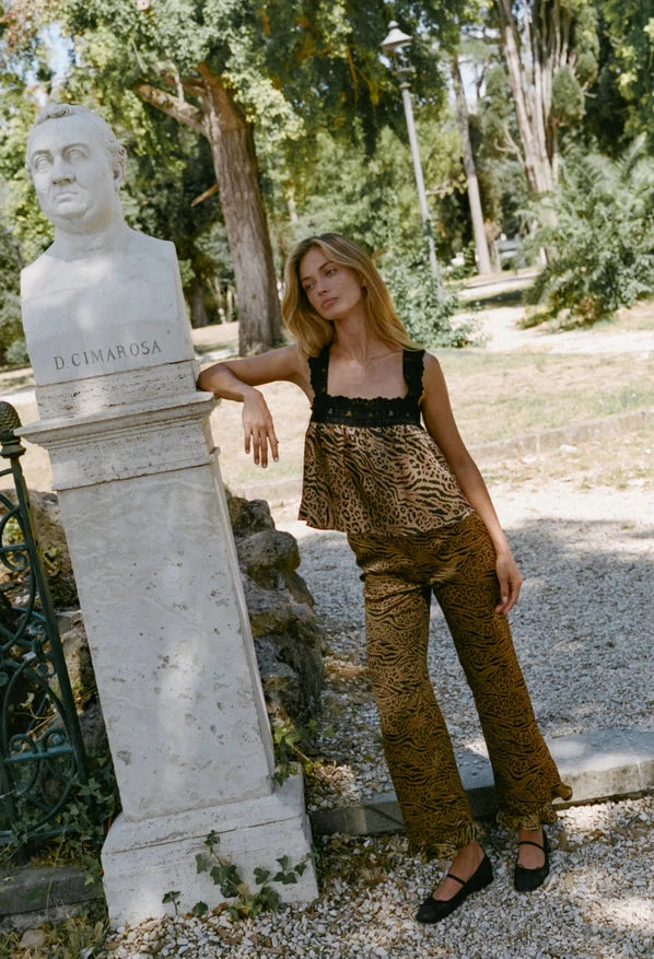 Leah Silk Top wrinkle free finish