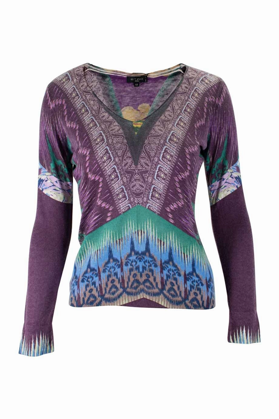 [WW17925] Etro | Knitwear Ventilated Armhole Design