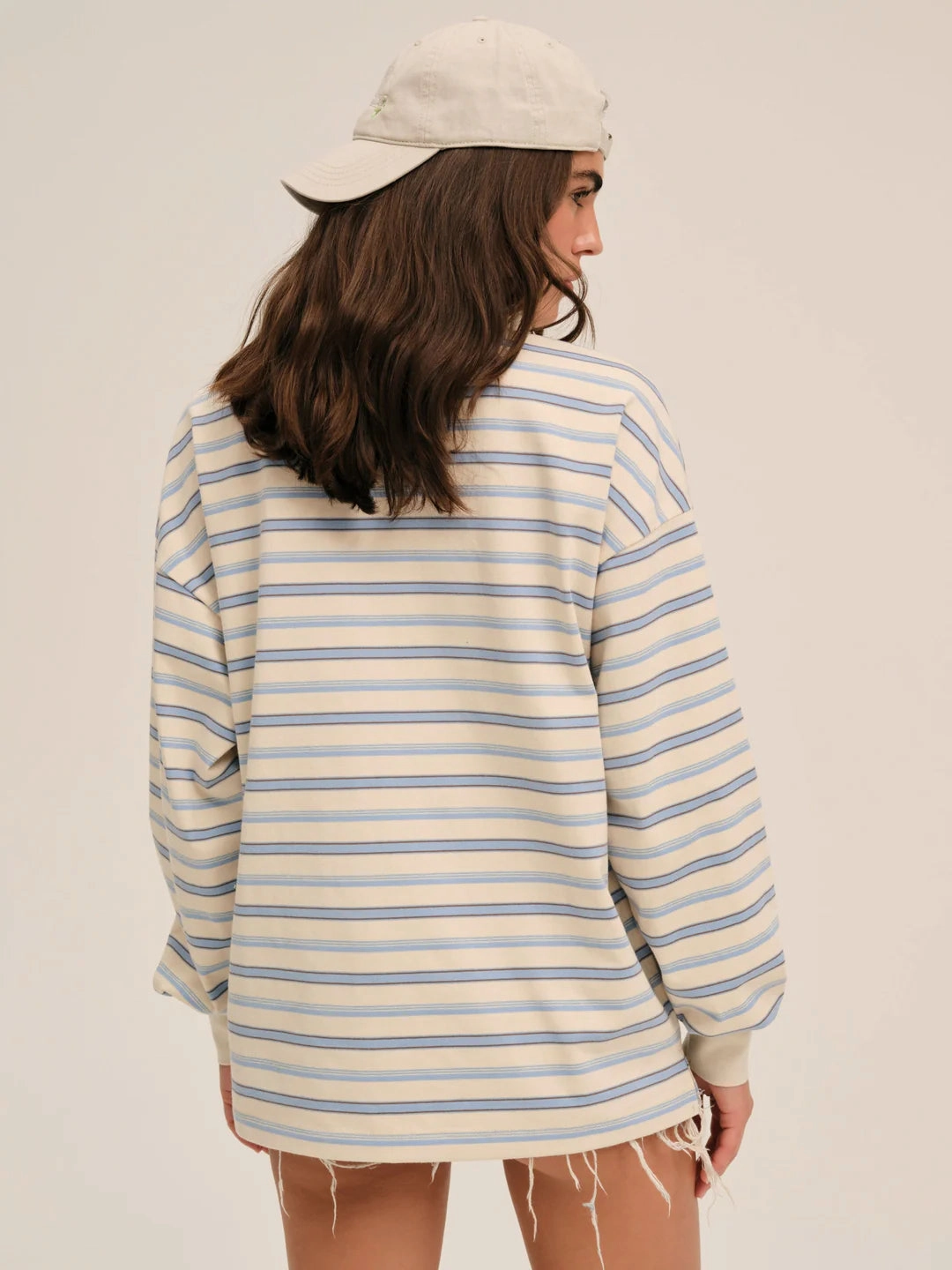 Ashton Polo Top Stretch Blouse FlatlockSeams