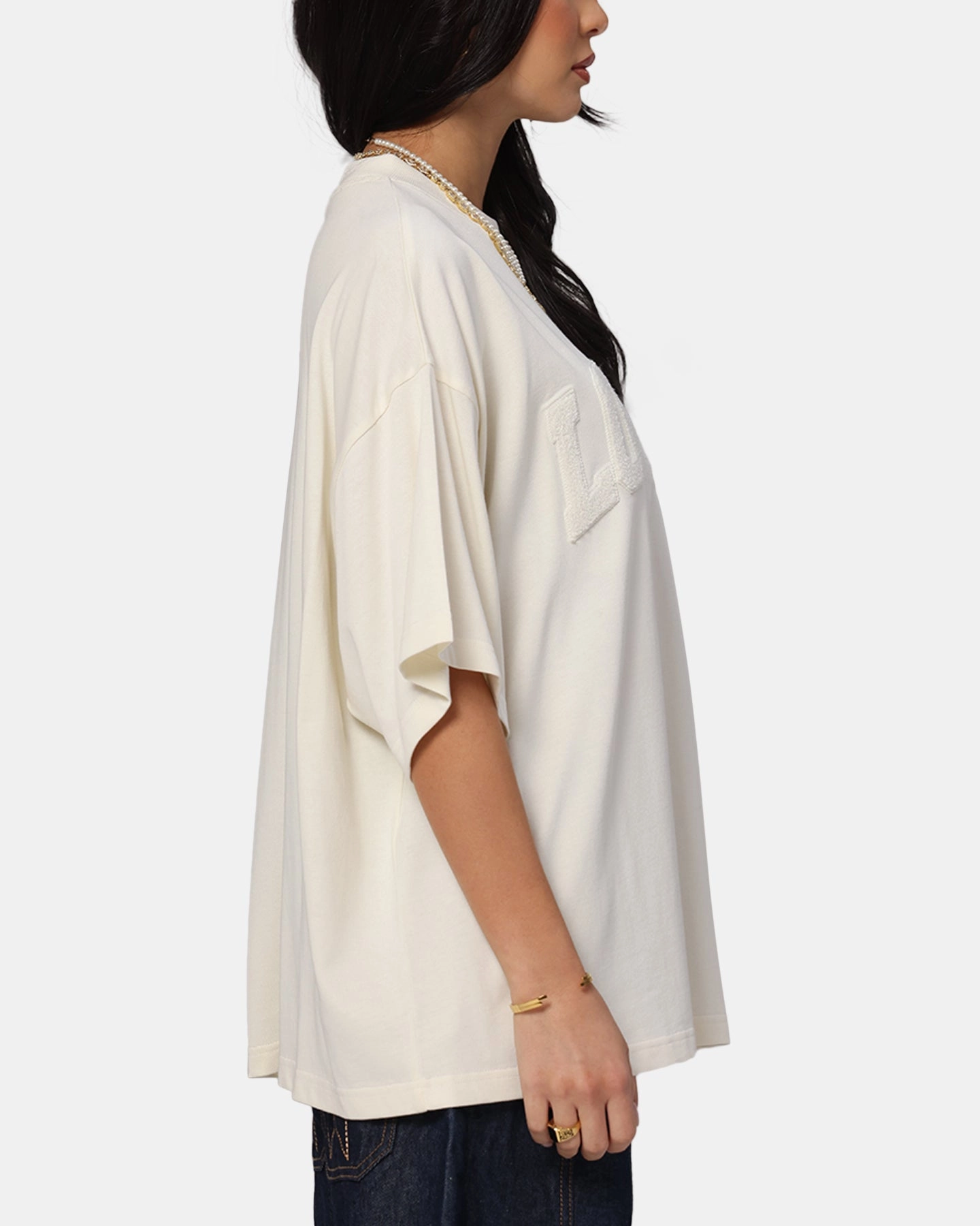 Loiter Arch Premium Boxy T-Shirt Off White SoftLining