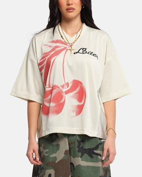 Loiter Cherry Jersey Off White/Red MultiFunctionalPockets