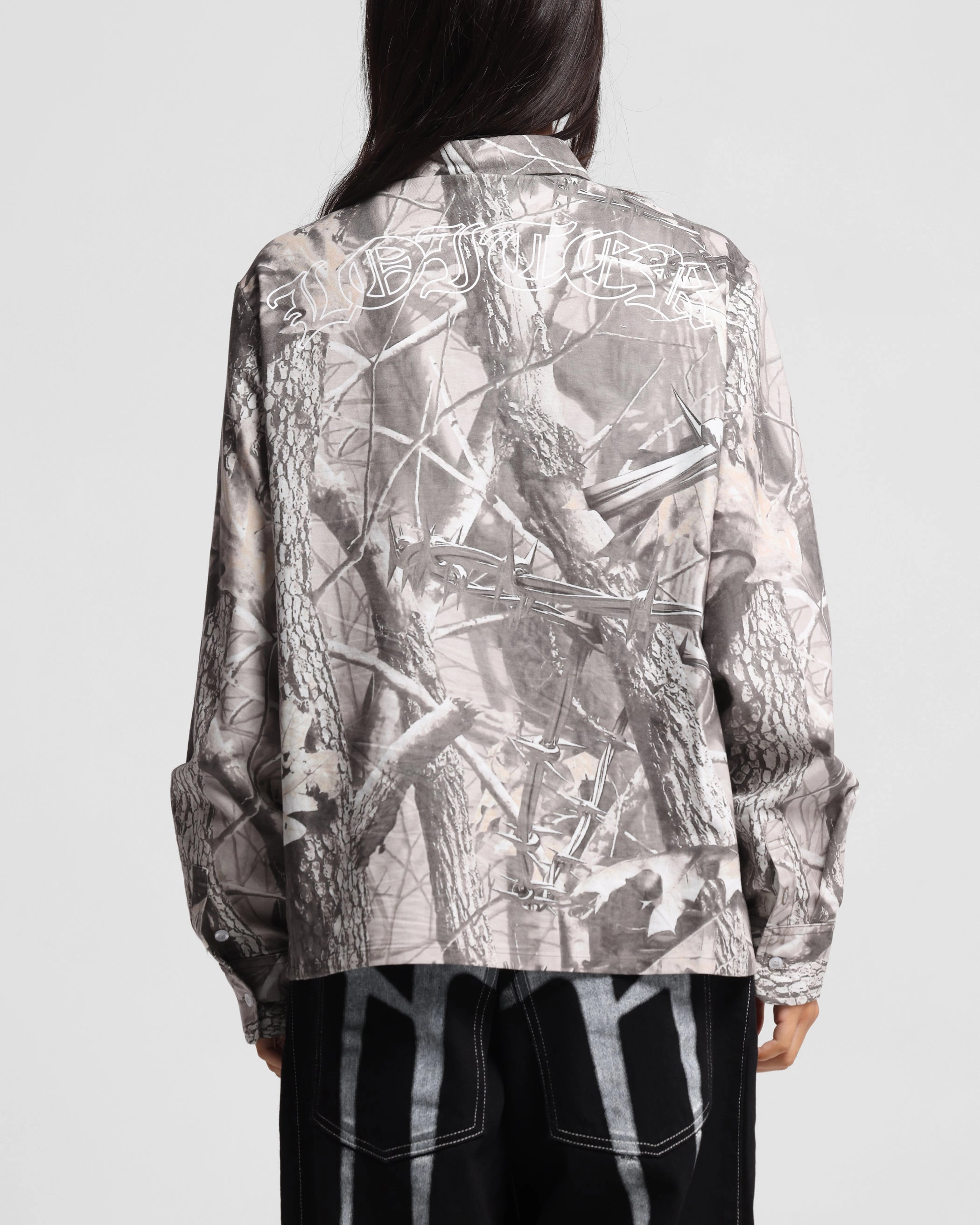 Loiter Chopper Long Sleeve Shirt Real Tree Camo Water Repellent Finish