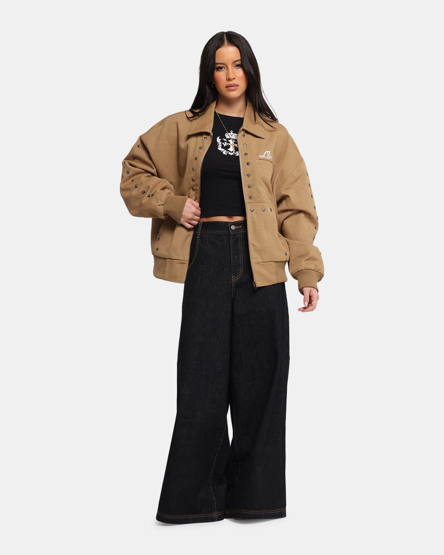 Loiter Chopper Work Jacket Tan FlexibleLayeredConstruction Colorfast Dye Method