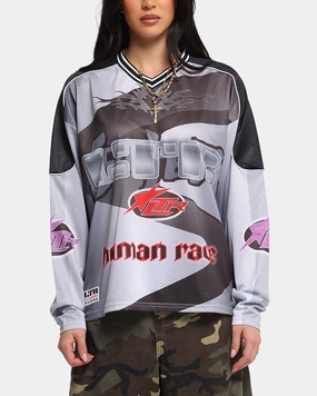 RecycledBlend Loiter Cyber Hockey Jersey Grey/Black